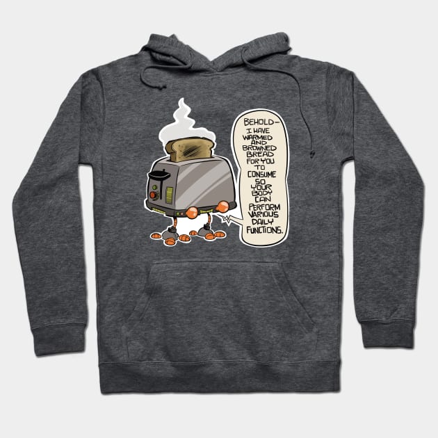 Toast Bot Hoodie by westinchurch